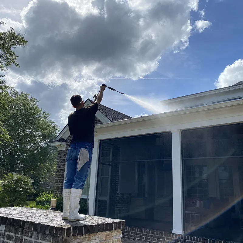 Roof pressure washing Oklahoma County